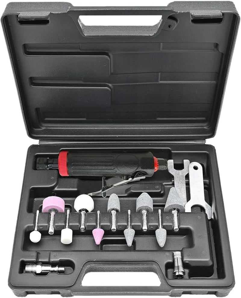 Rd-F2011 Professional Pneumatic Die Grinder 1/4" Collet, 6Mm Air-Powered Tool, 22000 Rpm For Precision Grinding & Polishing - Image 1