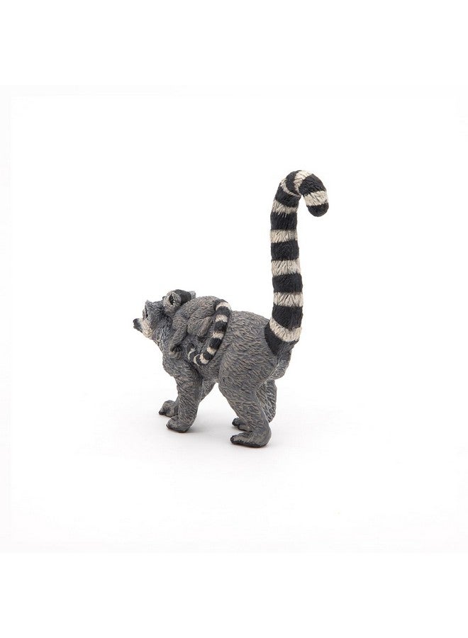 Papo Papo - Lemur and Baby - Realistic Figurine - for Ages 3+ - Wild Animal Kingdom Collection - Hand Painted - Highly Detailed - Durable and Educational - Gift Idea - Collectable - Lemur and Baby - Image 5