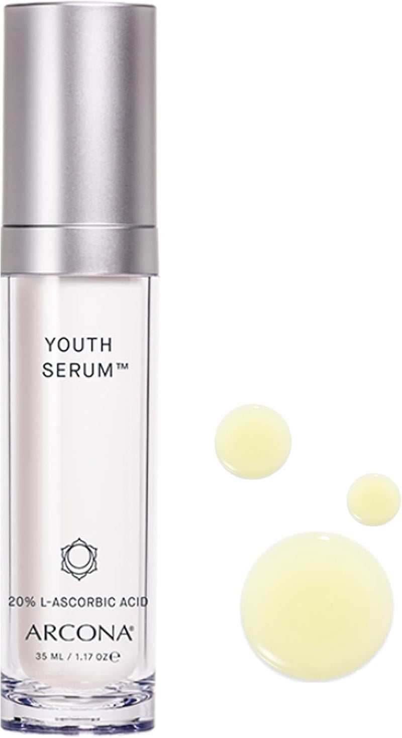 ARCONA Youth Serum with 20% L-Ascorbic Acid - 1.18 oz Anti-Aging Vitamin C Serum - Image 1