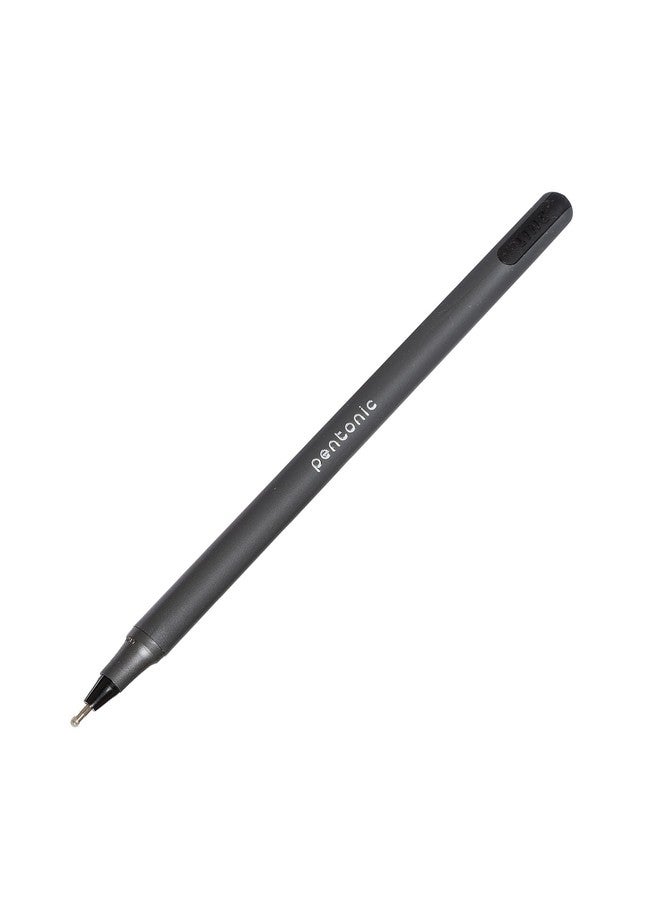 لينك أقلام حبر جاف بنتونيك في منظم القلم بكميات كبيرة 50 قلم حبر أسود 1.0 مم كتابة ناعمة بنقطة متوسطة للمكتب والمدرسة (Pen12537) - Image 2