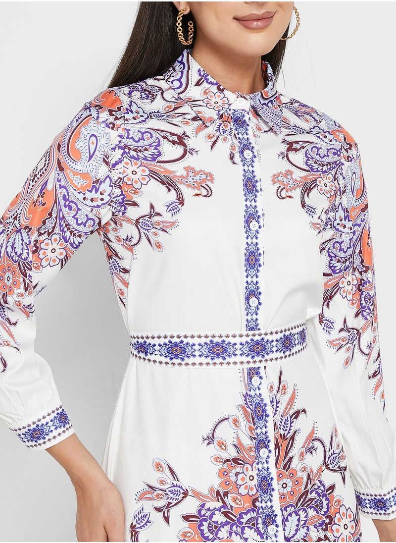 Khizana - Printed Dress - Image 1