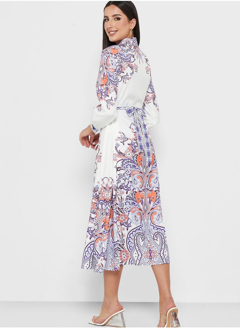 Khizana - Printed Dress - Image 1