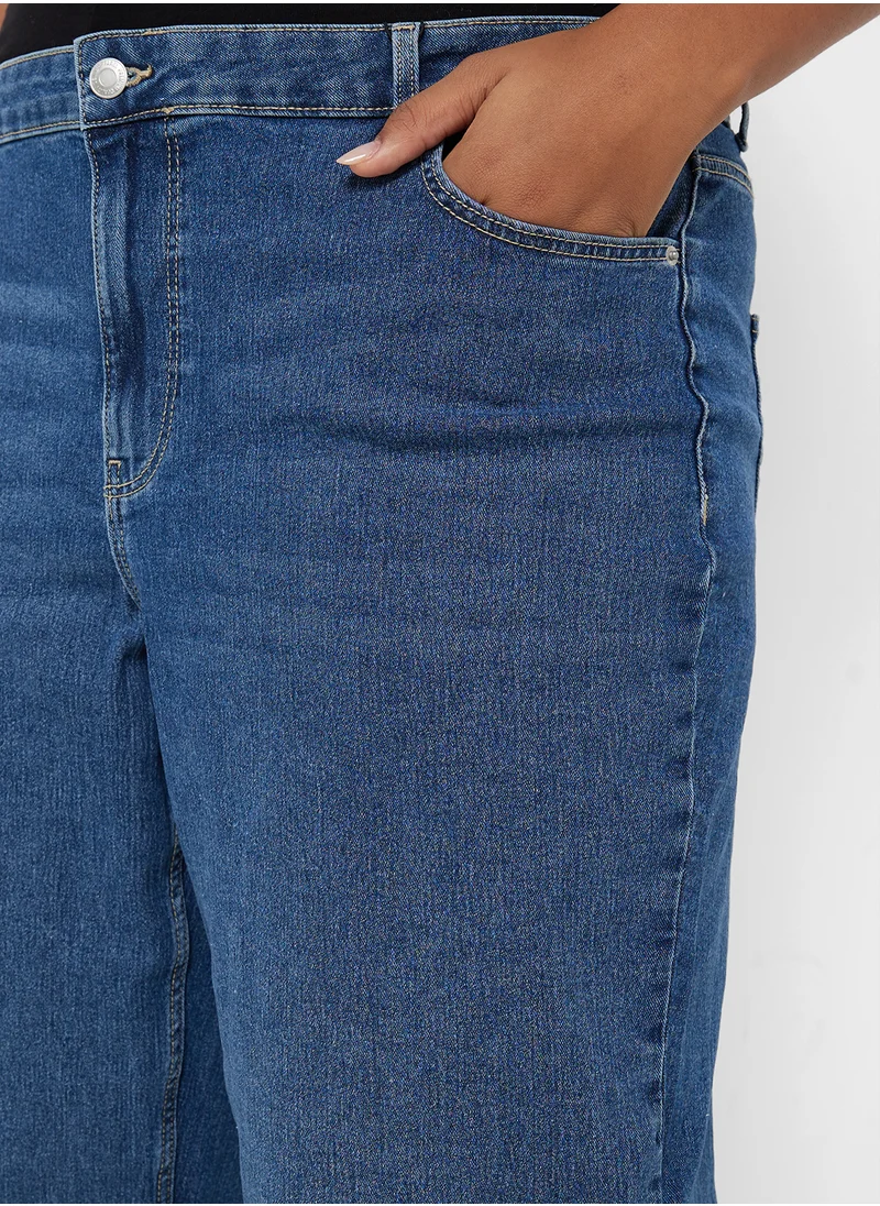 فيرو مودا كيرف High Waist Pocket Jeans
