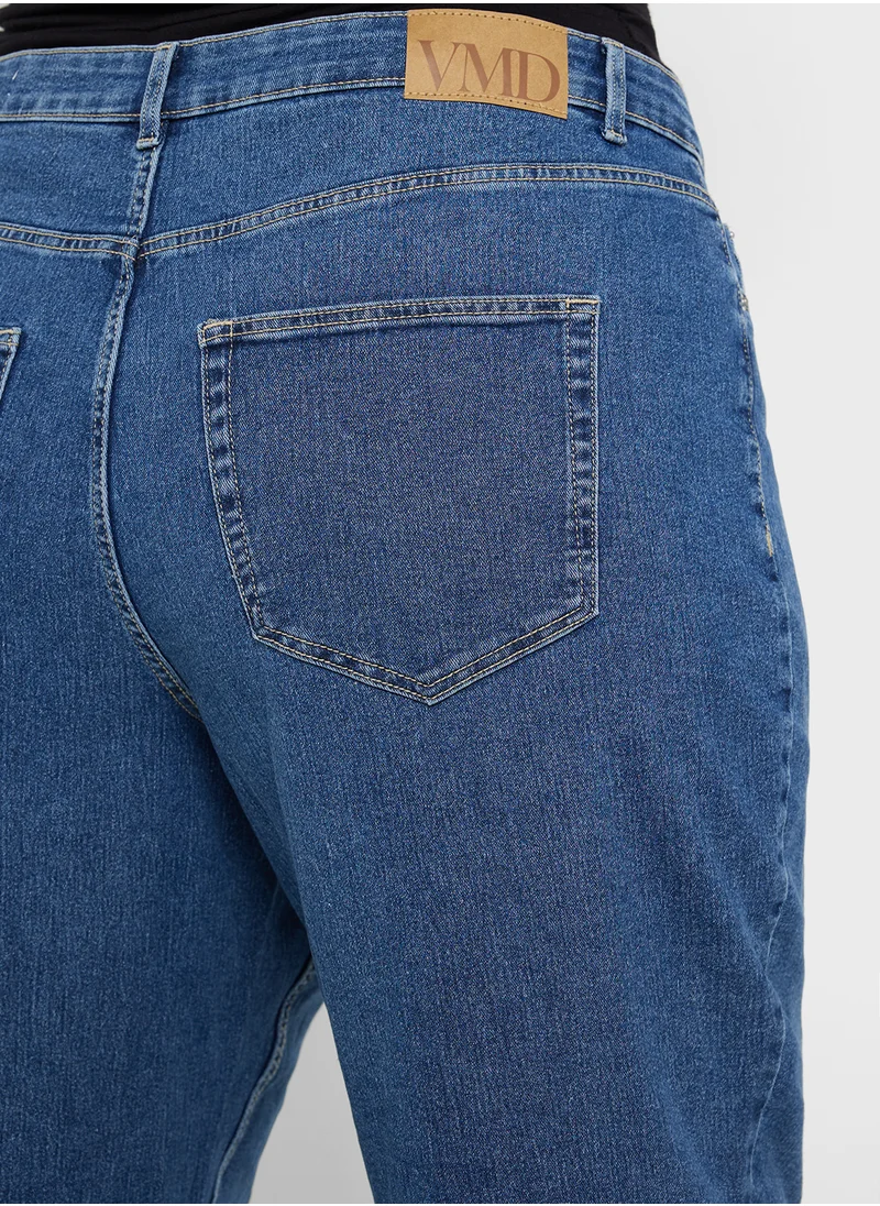 فيرو مودا كيرف High Waist Pocket Jeans