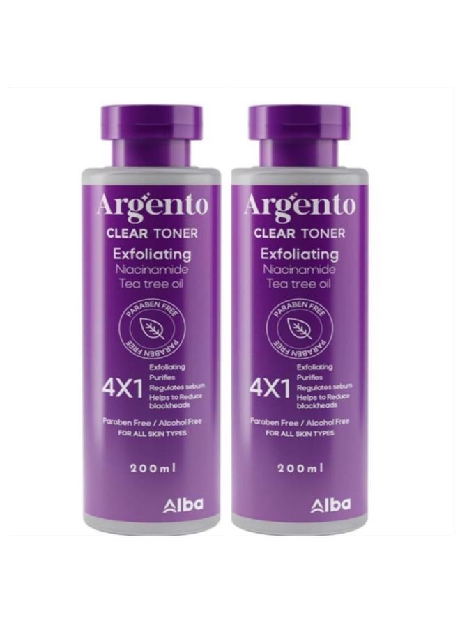 أرجنتو مجموعه من قطعتين تونر 200 مل