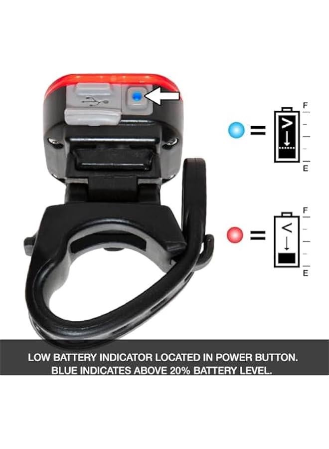 Arabest Vmax+ 150 Lumens USB Rechargeable Bike Tail Light Powerful Daylight Visible Bicycle LED Rear Light Easy to Install Road Mountain City Commuting Adventure Cycling Safety Flash - Image 4