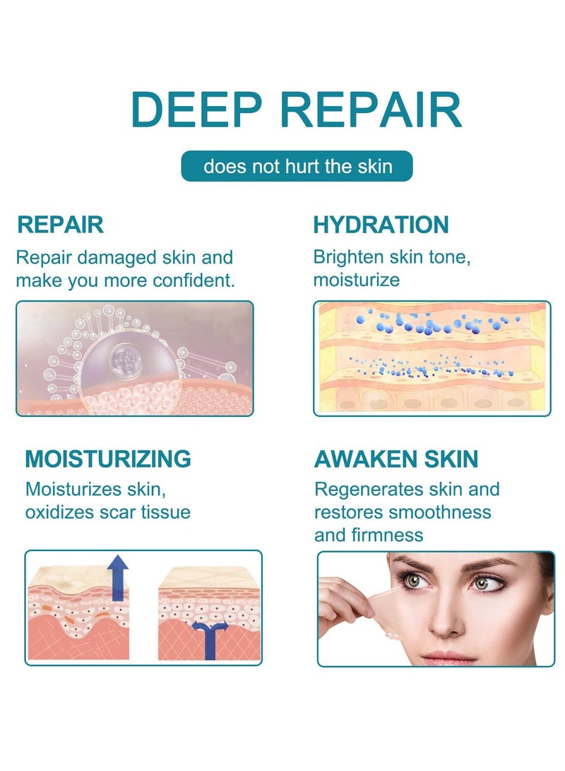 Elaimei Medical Silicone Scar Sheets Roll 1.5m - Silicone Gel Sheets for Scar Removal, Silicone Sheets For Removing Scars Painlessly, Reusable Scar Gel Treatment,Cut Custom Size Strips - Image 2