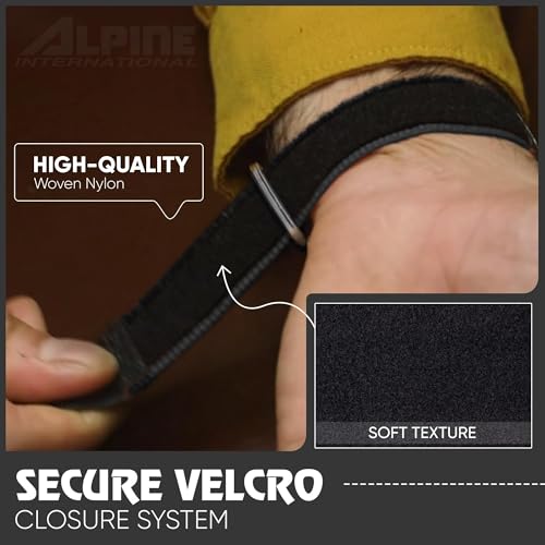 ALPINE INTERNATIONAL Alpine Sporty Nylon Watch Band | Waterproof Quick Release Watch Bands | Black/Blue Lightweight & Adjustable Watch Straps for Men |22mm Replacement Watch Band Compatible with Regular & Smart Watches - Image 3