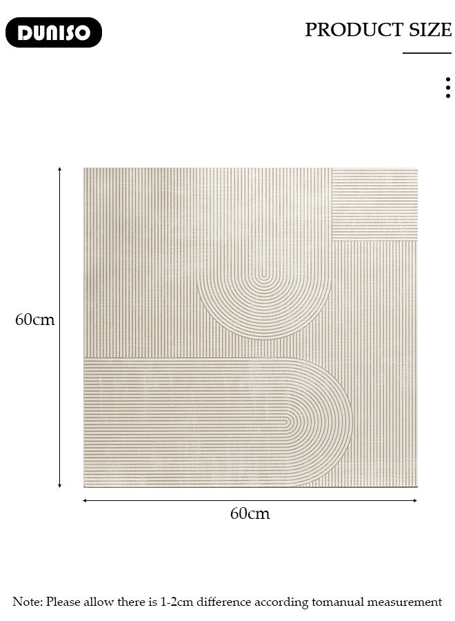 DUNISO حصيرة غبار غسالة، واقي مجفف، واقي علوي للغسالة، غطاء غبار مضاد للانزلاق للثلاجة، مقاوم للغبار سريع الجفاف، يناسب معظم الغسالات، الثلاجات، مطبخ المنزل وغرفة الغسيل، 60*60 سم - Image 2