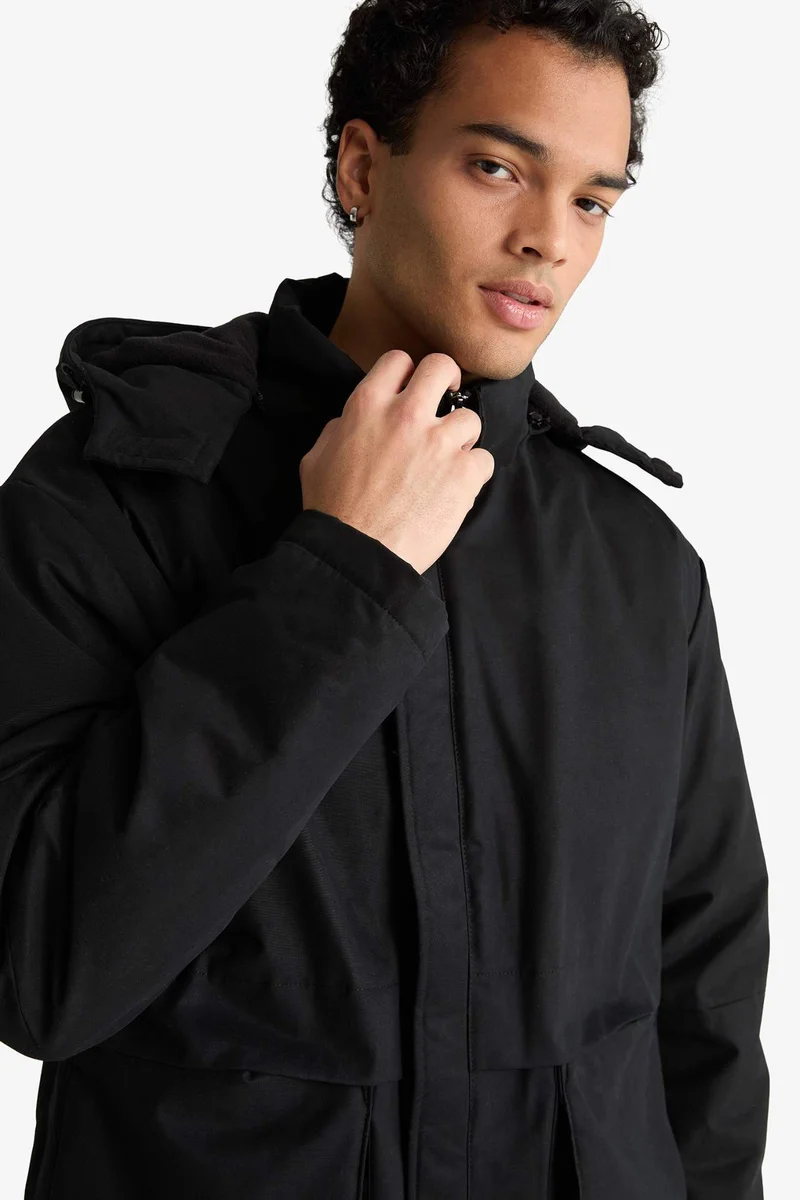 Defacto  Waterproof Slim Fit Puffer Jacket for Men | Best Price UAE