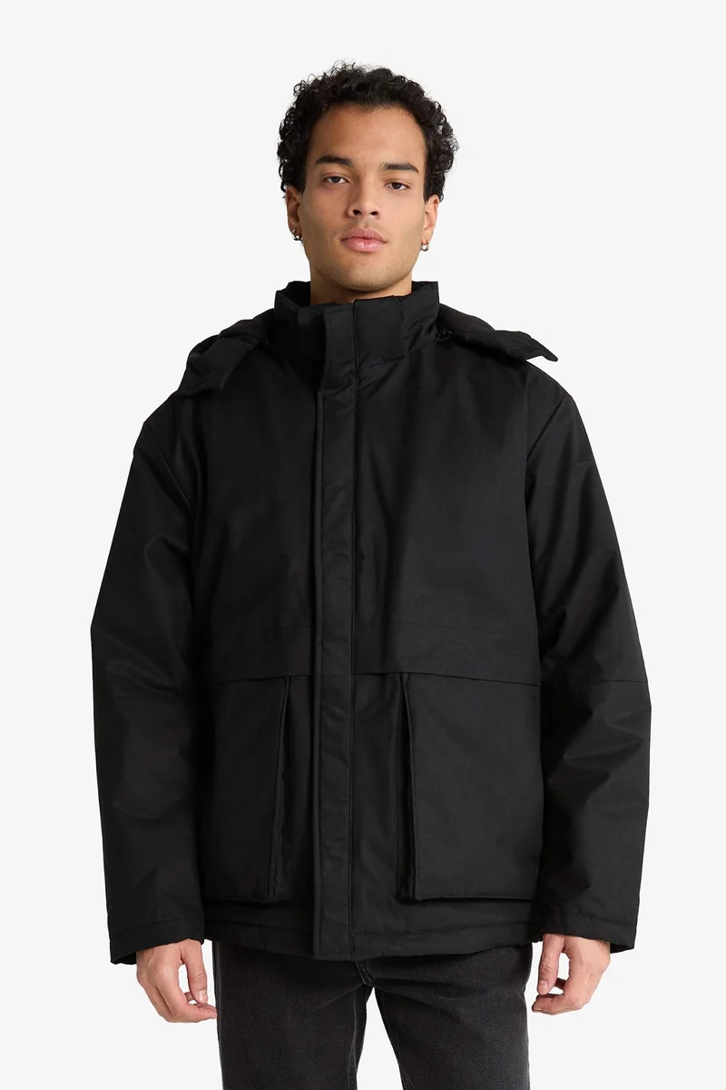 Defacto  Waterproof Slim Fit Puffer Jacket for Men | Best Price UAE