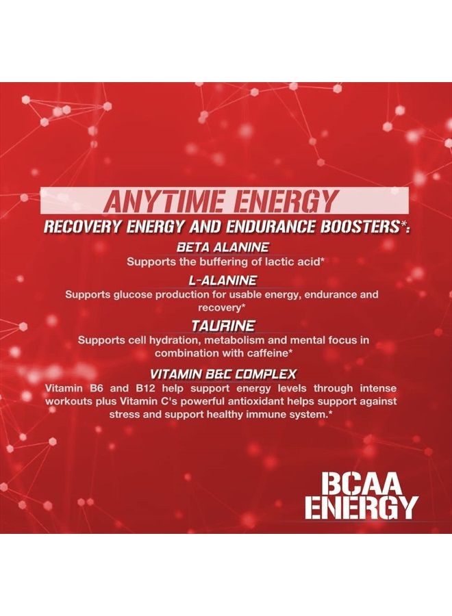 Evlution مسحوق الأحماض الأمينية EVL BCAAs - مسحوق طاقة BCAA قبل التمرين لاستعادة العضلات والنمو النحيف والقدرة على التحمل - مسحوق BCAA لإعادة الترطيب بعد التمرين مع كافيين طبيعي - نكهة فواكه مشكّلة - Image 4