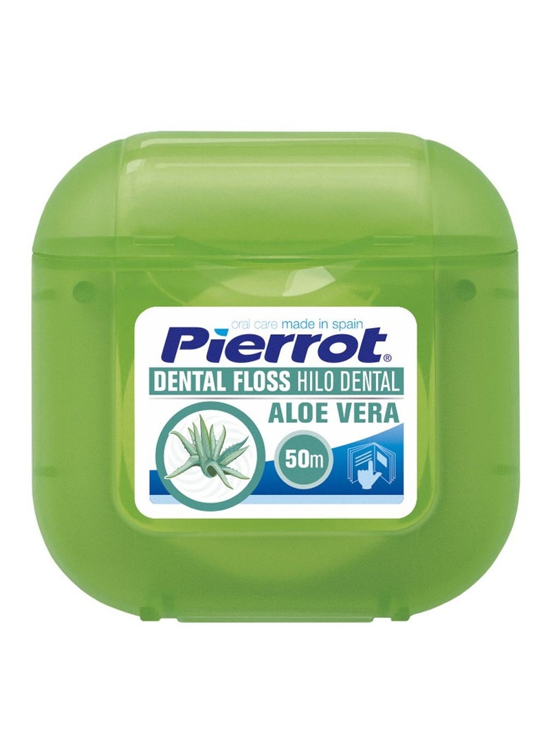 Pierrot Dental Floss Mint & Aloe Vera Waxed Thread 50 M - Image 2