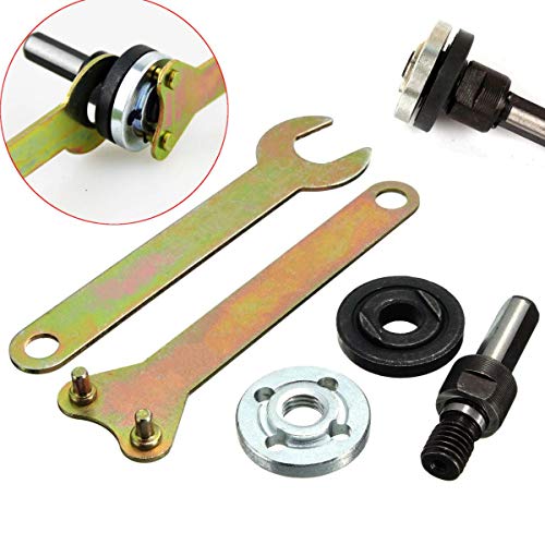 THEMISTO - built with passion Metal 10Mm Shank Arbor Mandrel Drill Angle Adapter For Grinder Cut Off Wheels Disc,Multicolor - Image 5