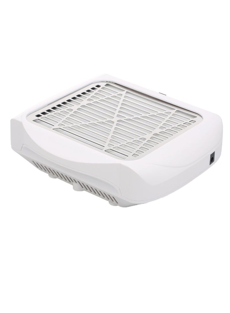 NIBEMINENT Nail Dust Collector Vacuum Cleaner Machine White/Grey - Image 2