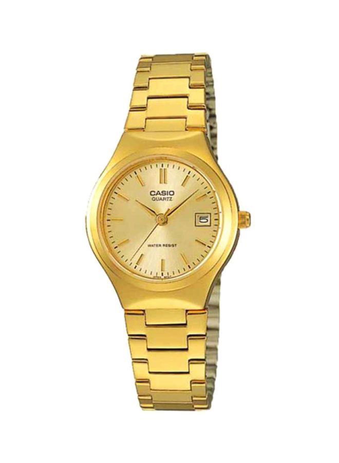 كاسيو ساعة يد إنتايسر بعقارب طراز LTP-1170N-9A - قياس 30 مم - ذهبي نساء - Image 1