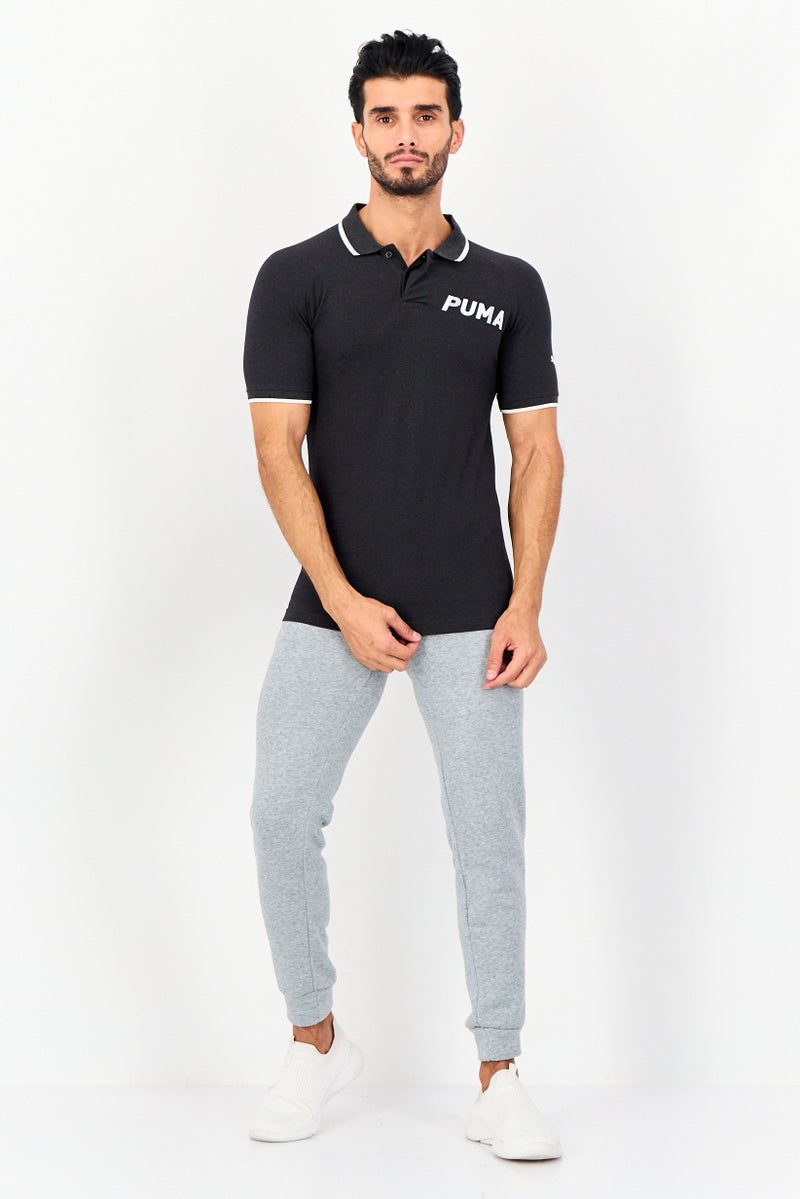 PUMA Men Slim Fit Short Sleeve Outdoor Polo Shirt, Grey - Image 4