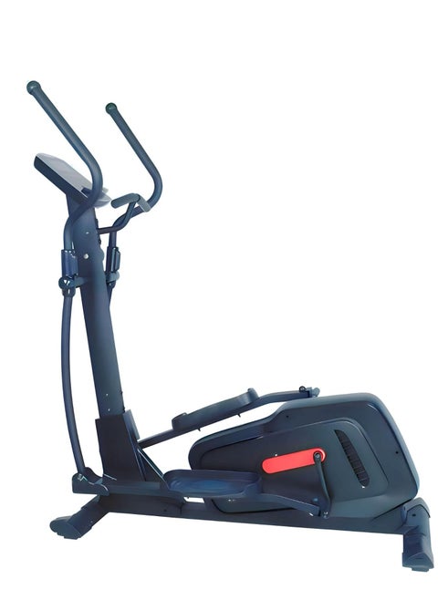 ALCOACH Elliptical Exercise Machine, Cross Trainer Fitness Equipment with Hyper-Quiet Magnetic Driving System, with 15 Resistance Level, 130 KG Weight Limit - Black