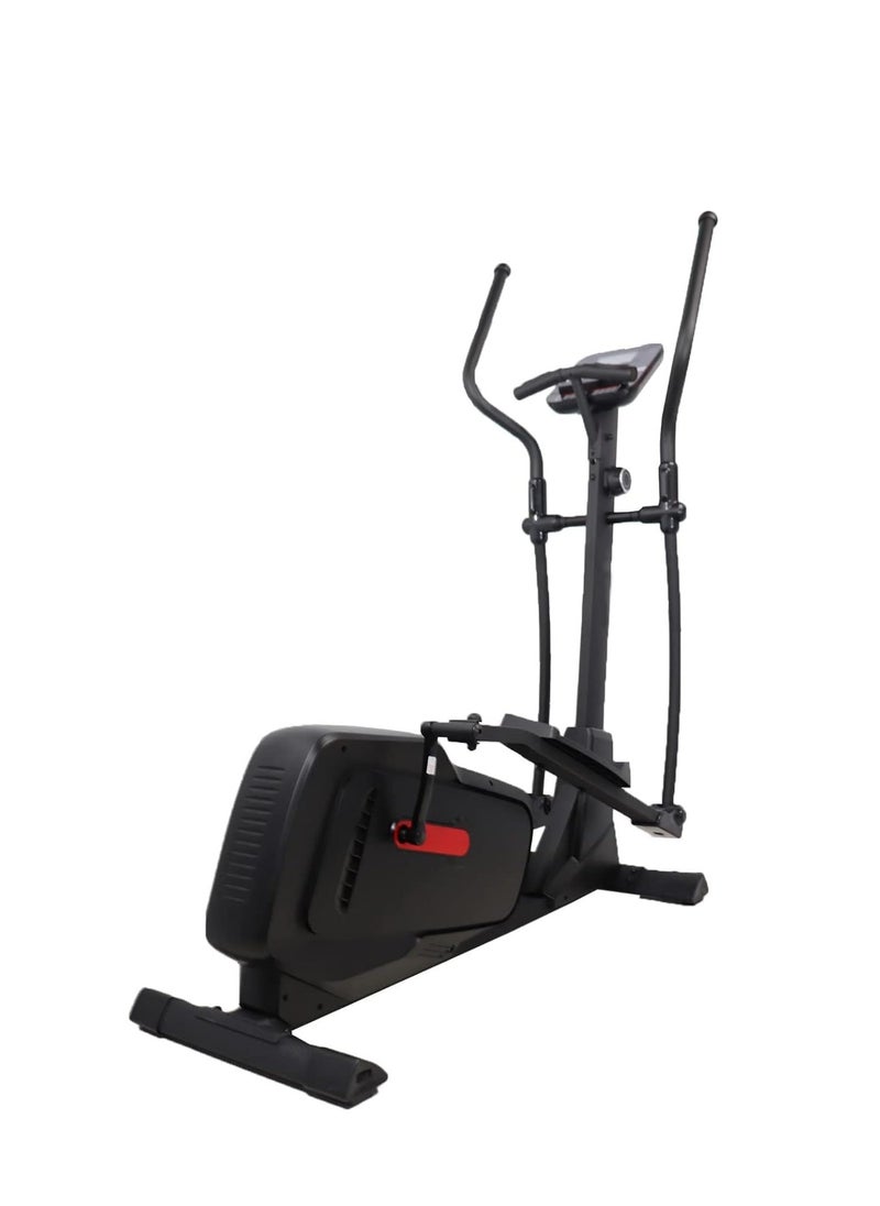 ALCOACH - ALCOACH Elliptical Exercise Machine, Cross Trainer Fitness Equipment with Hyper-Quiet Magnetic Driving System, with 15 Resistance Level, 130 KG Weight Limit - Black - Image 1