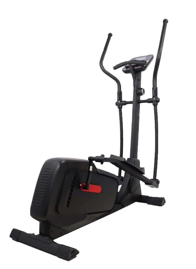 ALCOACH - ALCOACH Elliptical Exercise Machine, Cross Trainer Fitness Equipment with Hyper-Quiet Magnetic Driving System, with 15 Resistance Level, 130 KG Weight Limit - Black - Image 1