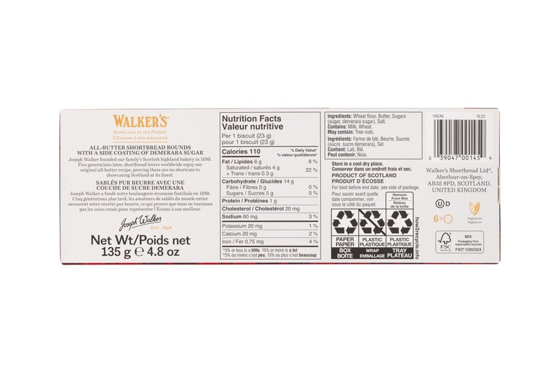 Walker's Shortbread Highlanders, All-Butter Shortbread Cookies, 4.8 Oz Box - Image 2