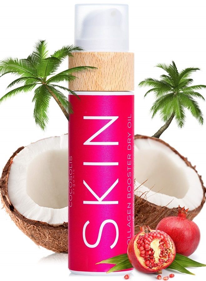 SKIN Collagen Booster Bio Oil – Anti-Aging Collagen Lotion for Skin Tightening with Rosehip and Essential oils – Collagen Oil for Face and Body - Smooths and reduces wrinkles