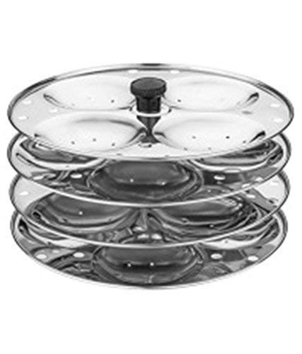 Varahry Stainless Steel Idli MakerIdli Stand Idli Plates Idli Steamer Idli Sancha Stainless Steel 4 Tier - Image 3
