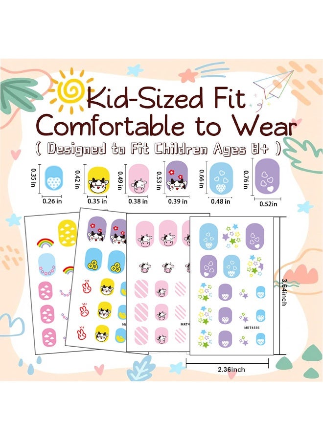 Quantum 15 PCS Kids Nail Stickers, Self-Adhesive Nail Art Decals, Self Adhesive Nail Polish Decals for Kids Girls Nail Art Decoration Fun - Image 2