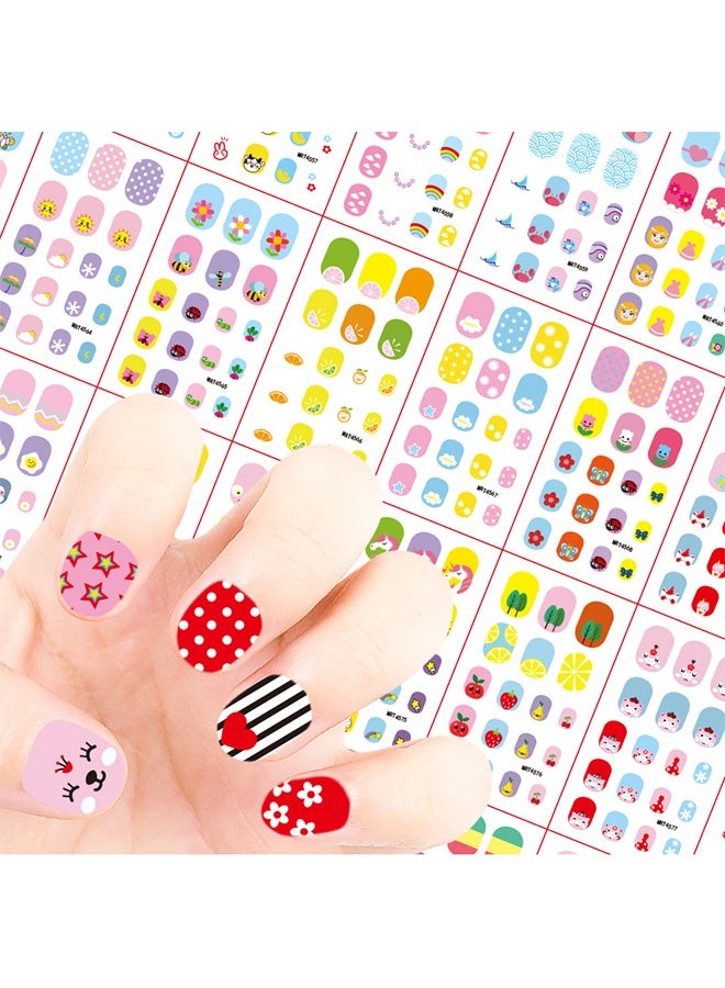 Quantum 15 PCS Kids Nail Stickers, Self-Adhesive Nail Art Decals, Self Adhesive Nail Polish Decals for Kids Girls Nail Art Decoration Fun - Image 4