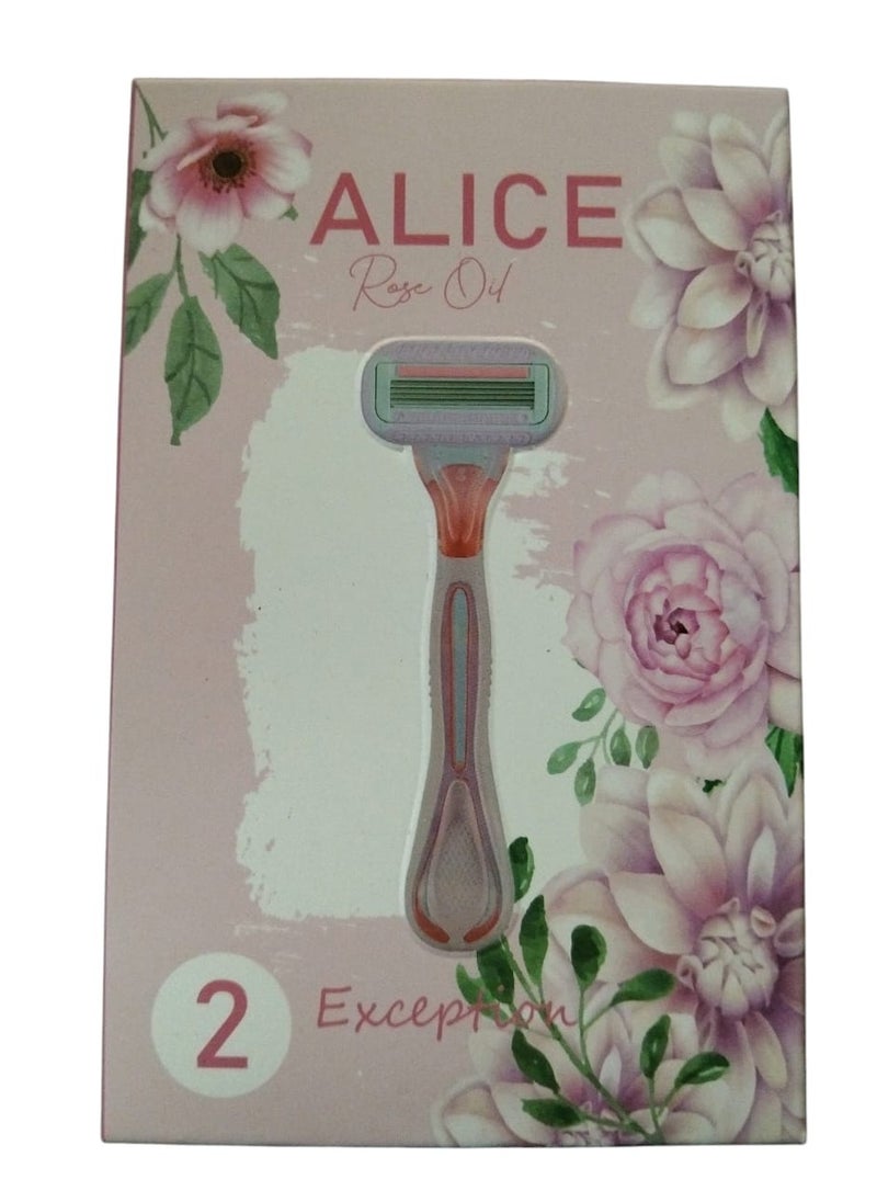 Alice - Alice Exception 2 Razors With Rose Oil - Image 1
