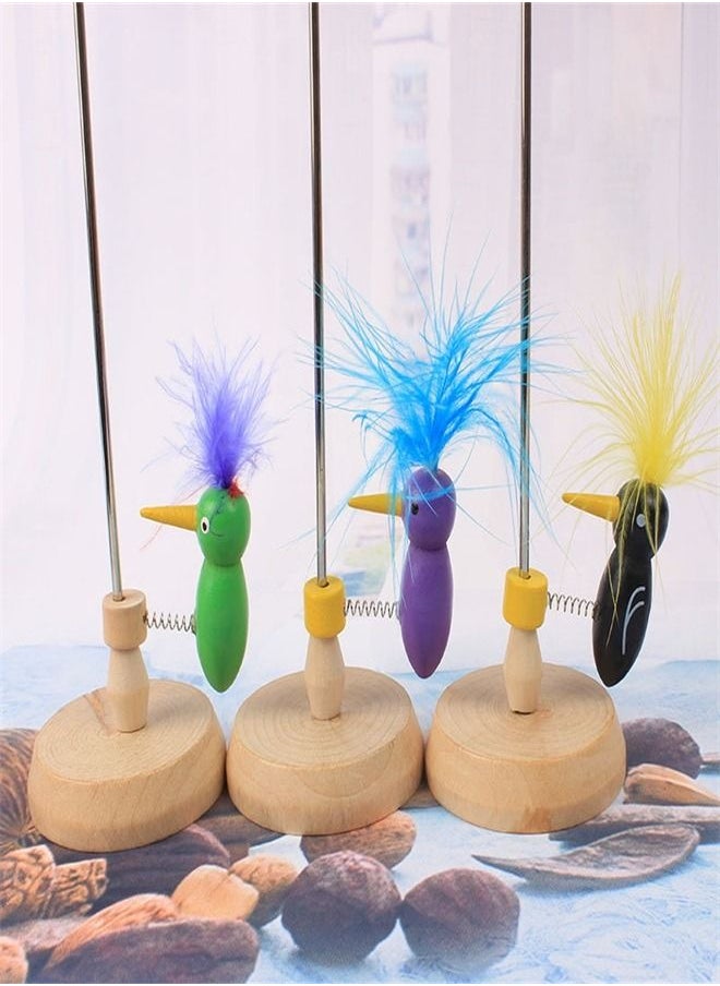 Children's Educational Hands-on Early Education Wood bird Toy Creative Wooden Toy  - Image 1