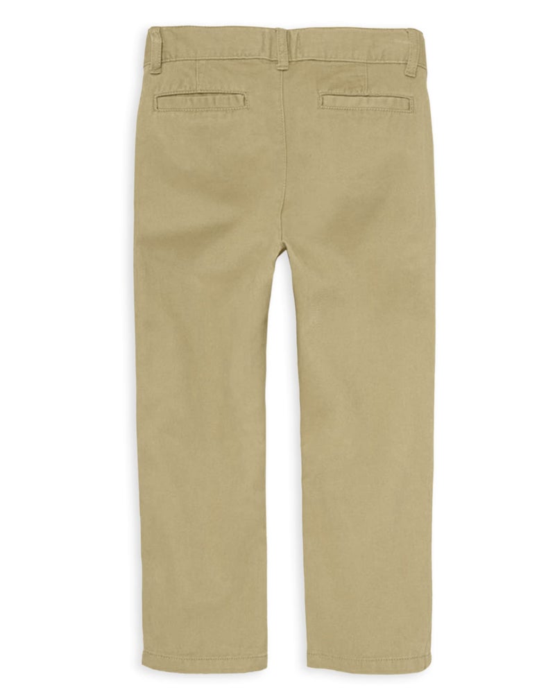 The Children's Place Boys Stretch Chino Pants,Flax Single,12 - Image 3