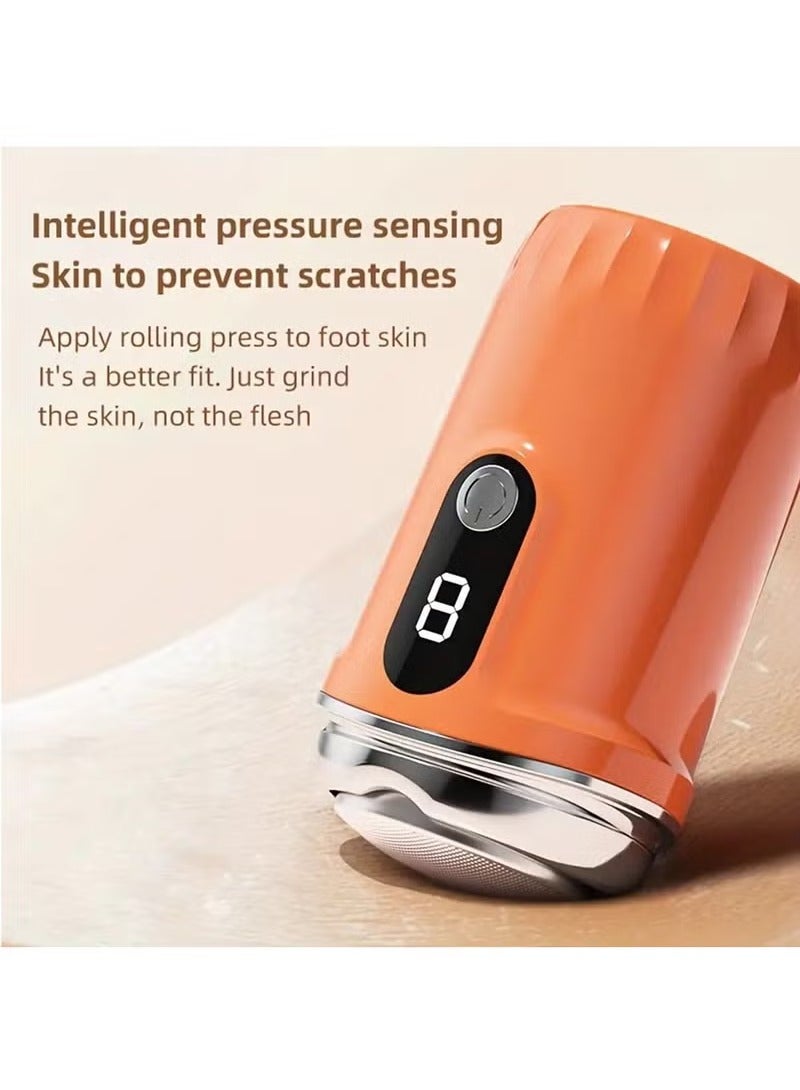 Arabest Electric Callus Remover for Feet and Nail Grinding with 4 Alloy Heads 3 Speed Adjustment Rechargeable Waterproof Foot File Perfect for Dead Hard Cracked Dry Skin (Blue) - Image 5