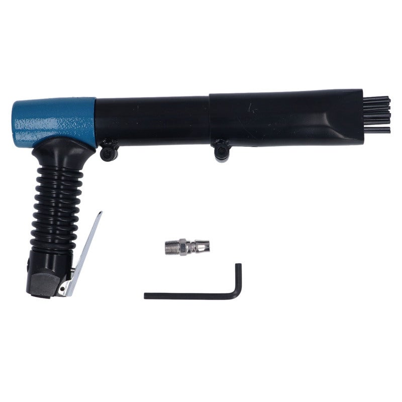 Air Needle Rust Remover 19 Alloy Steel Needles High Efficiency Pneumatic Rust Remover - Front Exhaust Design Low Vibration Rust Remover for Automotive Shipbuilding Railway Metal Processing Industries - Image 1