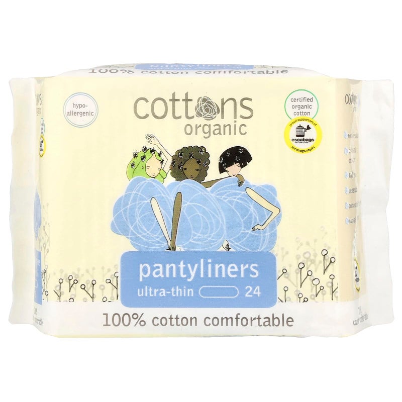 Cottons Pantyliners 100 Cotton Cover 24s