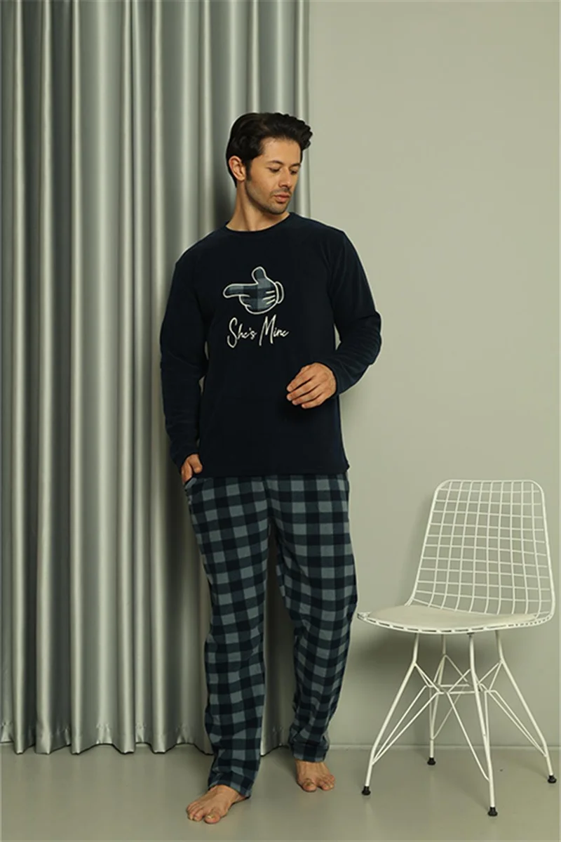 اكبينيز Welsoft Men's Polar Lover's Combination Pajama Set 50123 Price is for a Single Set