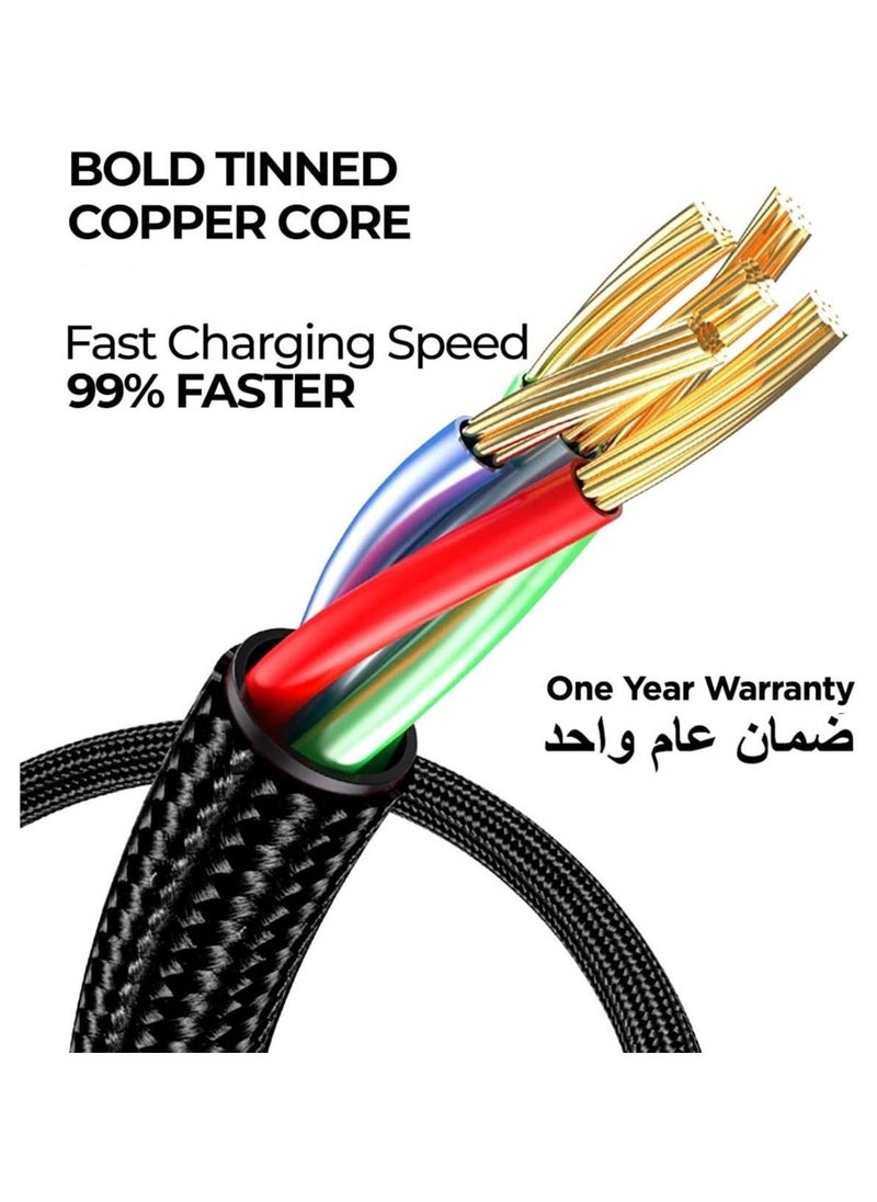 Digitplus type c charger cable for iPhone fast charging cable 3A output 1.2 Meters 4FT durable cable compatible with iPhone devices - Image 2