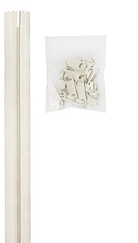 Annie Patterns By Annie Yard Zipper, White - Image 5