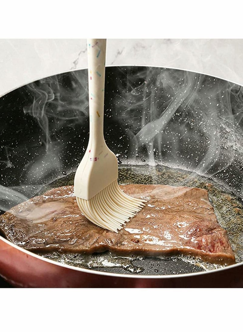 NIBEMINENT Silicone Basting Brush Heat Resistant Cooking Pastry Grilling BBQ Oil Barbecue Utensil for Baking Marinating - Image 3