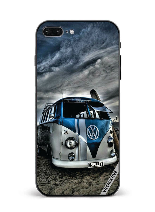 VR CREATIVE Protective Case Cover For Apple iPhone 7 Plus/8 Plus Mini Bus Design Multicolour - Image 1