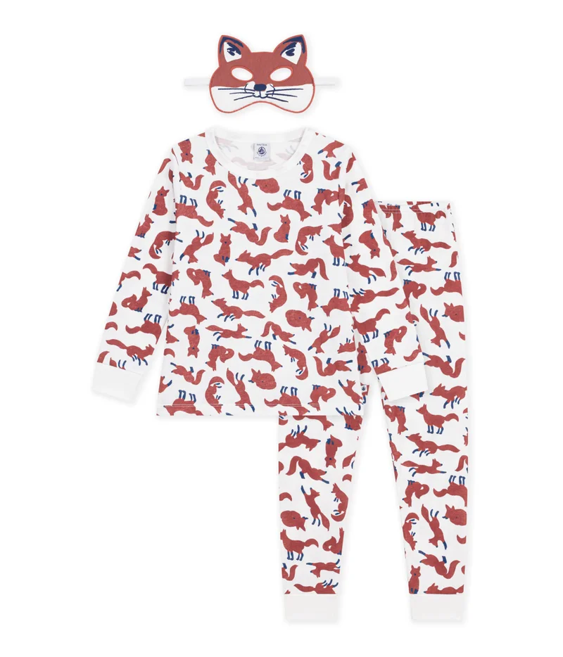 Petit Bateau Children's Cotton Fox Costume Pyjamas