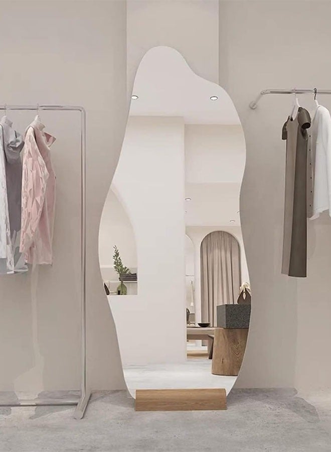 NKX Full Length Dressing Mirror Wall mount and Free Standing 70X170 CM  - Image 5
