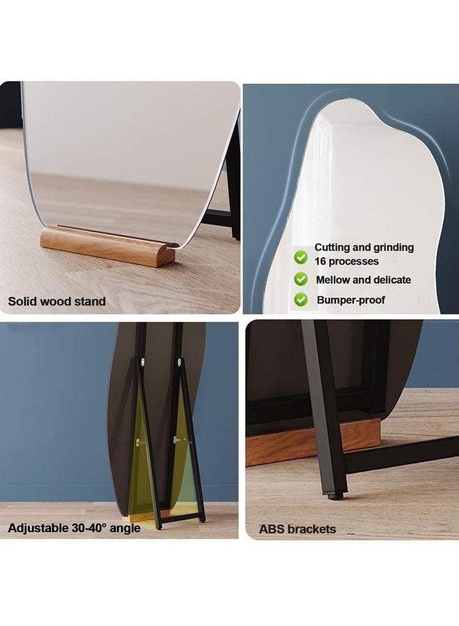 NKX Full Length Dressing Mirror Wall mount and Free Standing 70X170 CM  - Image 4