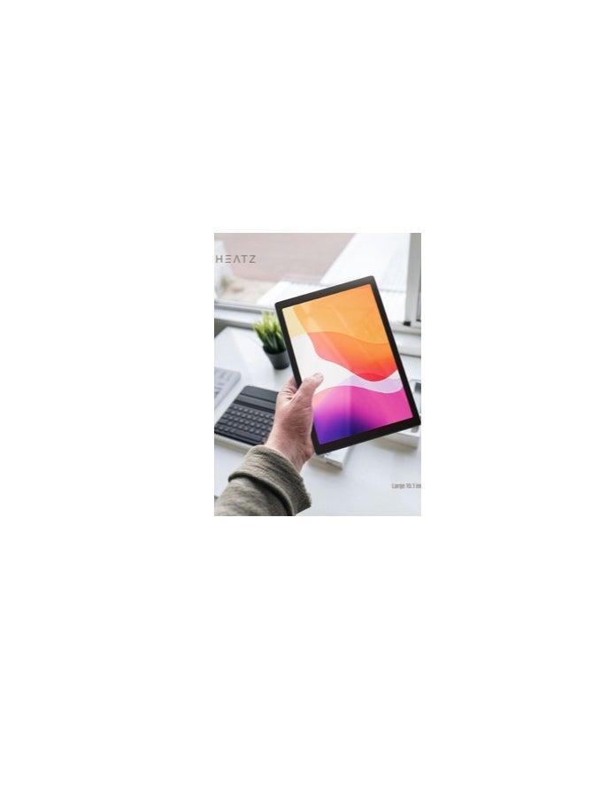 HEATZ HEATZ Z9910 10.1" 4G IPS Smart Tab with Wireless Keyboard, 128GB Storage, 4GB RAM, Android 13.0, Gray  - Image 1