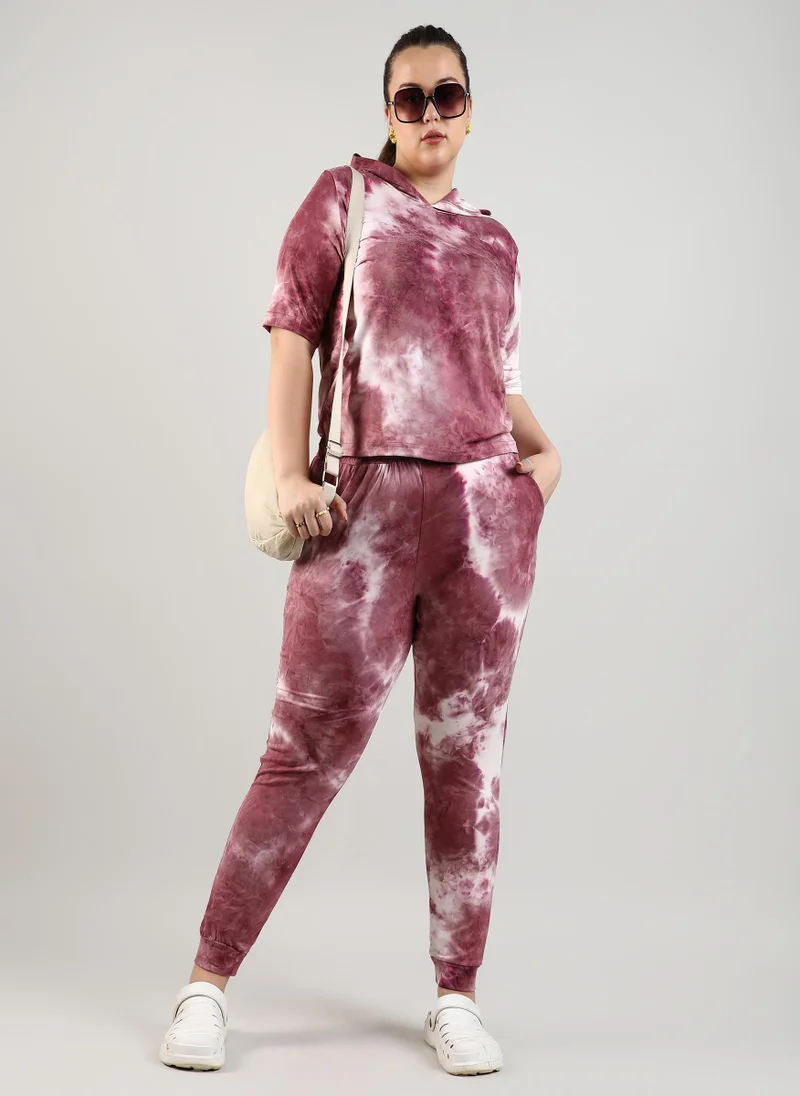 Instafab Plus Tie-Dye Co-Ord Set