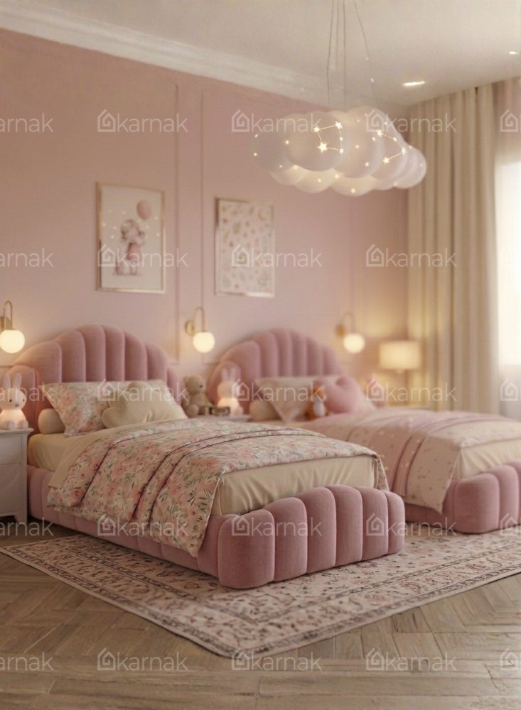 KARNAK Petalia Single Kids Bed – Pink - Image 3