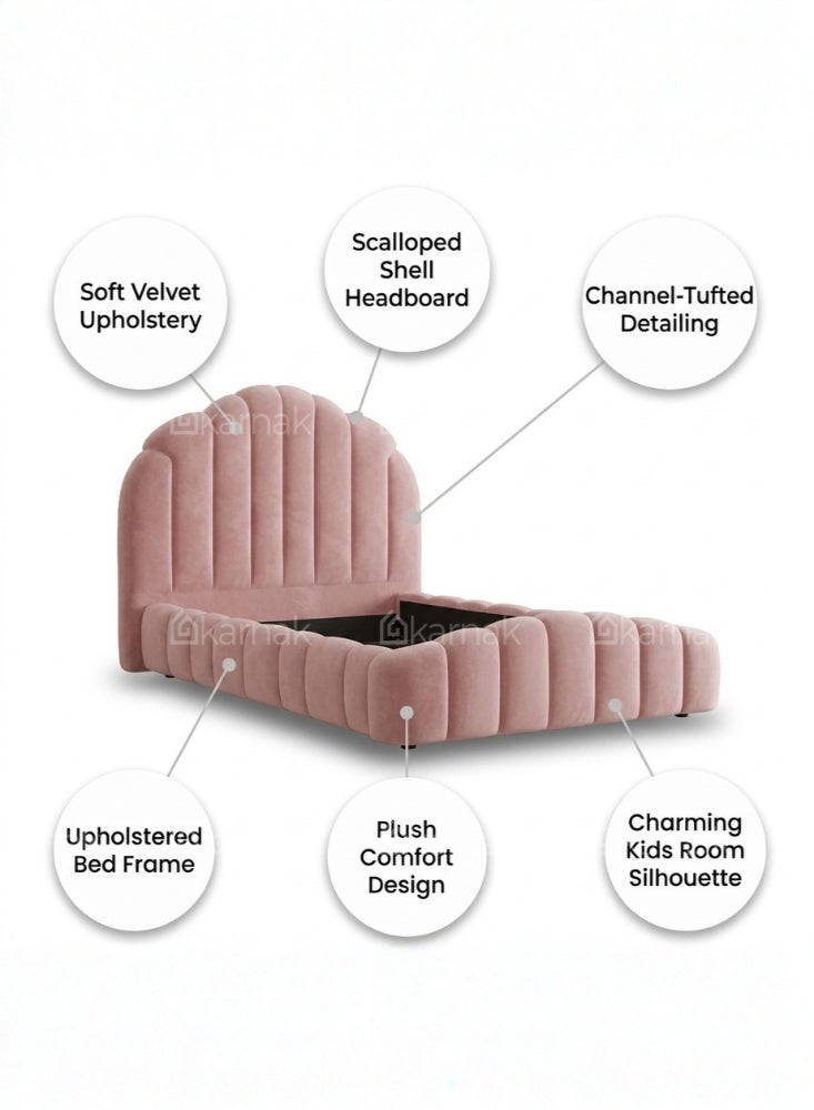 KARNAK Petalia Single Kids Bed – Pink - Image 4