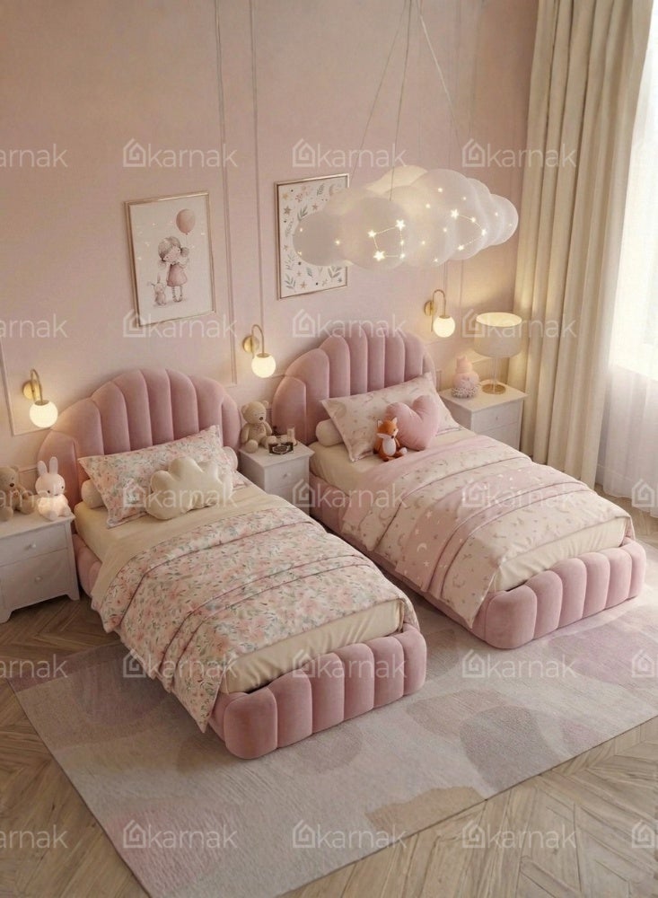 KARNAK Petalia Single Kids Bed – Pink - Image 2