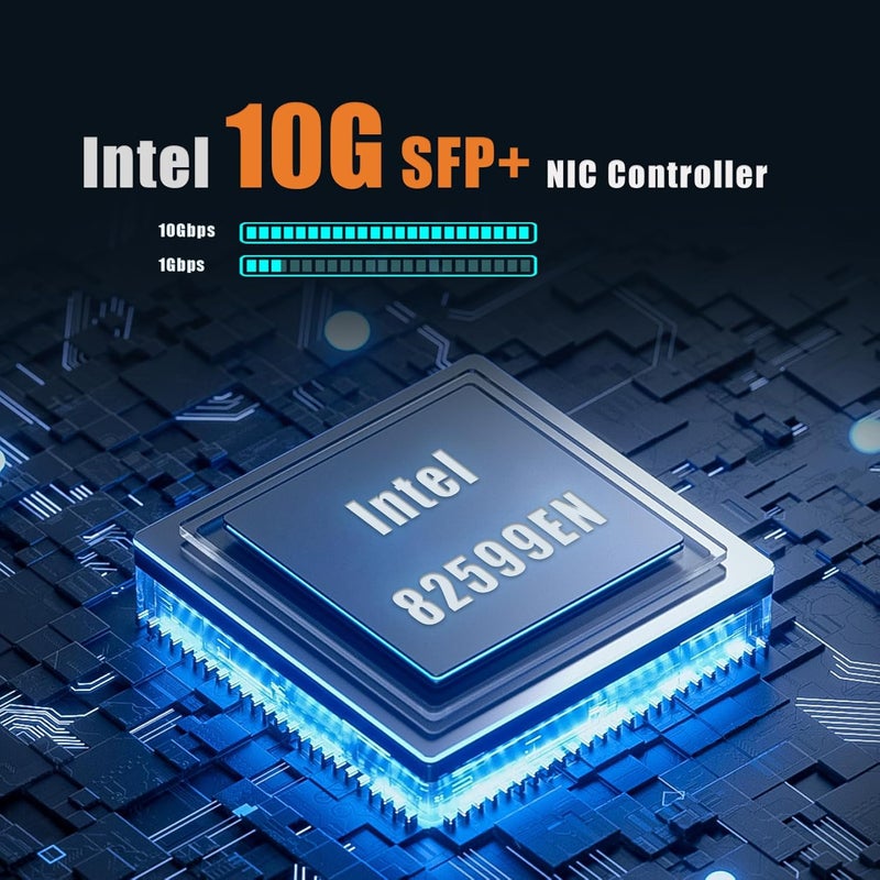 جلوتريندز بطاقة شبكة ST7315 إيثرنت 10Gb SFP+ بمنفذ واحد مع وحدة تحكم Intel 82599EN، واجهة PCIE 2.0 X4، تدعم نظام التشغيل Windows 11/10/Windows Server/Linux/ESX/VMware ESXi (لا تدعم نظام التشغيل Mac OS) - Image 4