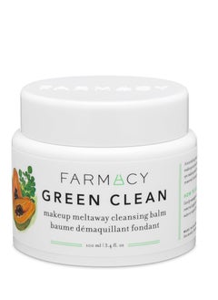 FARMACY Farmacy Natural Cleansing Balm - Green Clean Makeup Remover Balm - Effortlessly Removes Makeup & SPF - 100ml Makeup Cleansing Balm  - Image 1